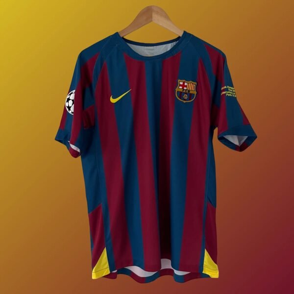 Camiseta de fútbol Retro FC Barcelona Final Champions 2006